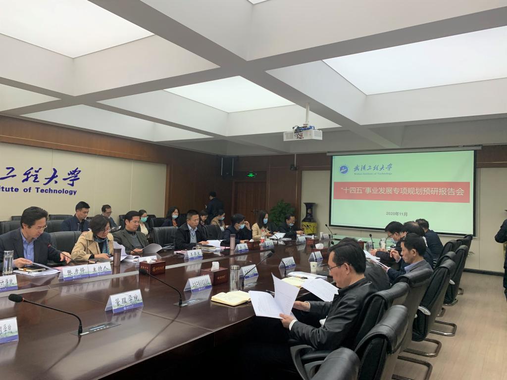 武汉工程大学召开 “十四五”事业发展专项规划预研报告会